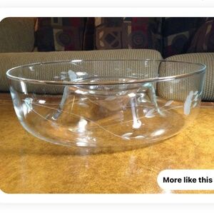 PRINCESS HOUSE | HANDBLOWN CHIP 'N DIP BOWL | RETIRED COLLECTION
